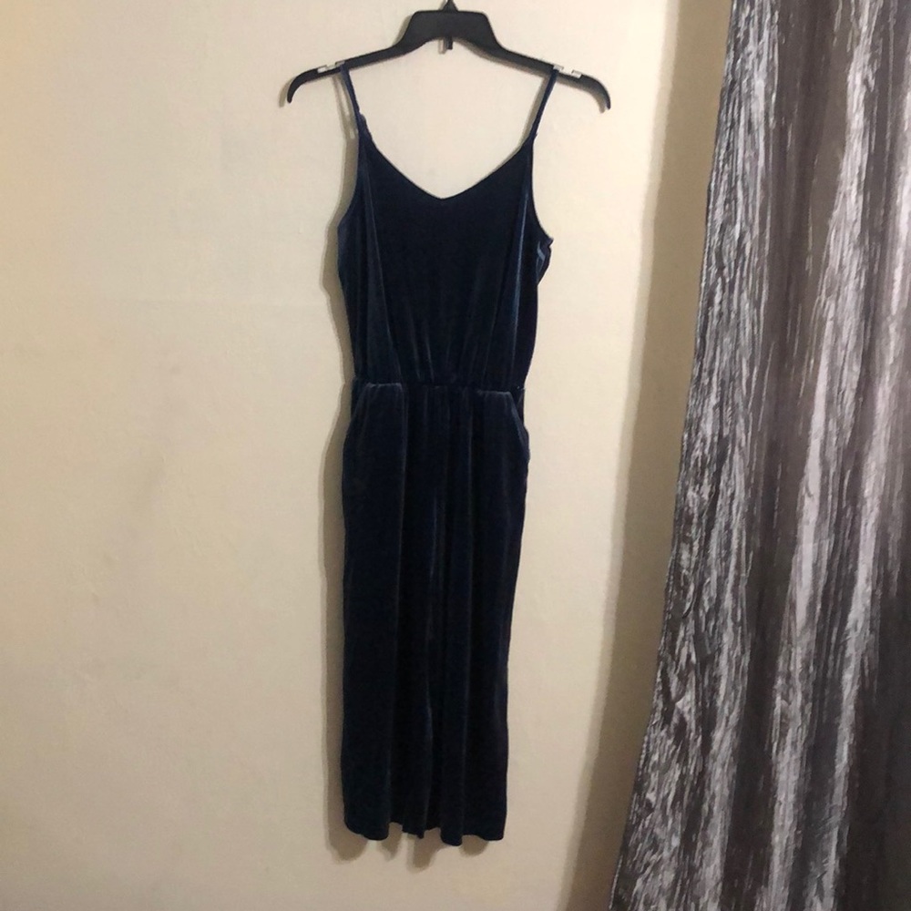 Blue Velvet Jumpsuit